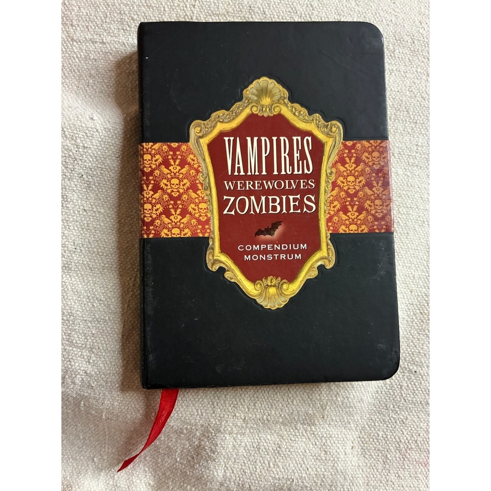 Vampires Werewolves Zombies Compendium Monstrum Pocket Field Guide Horror Book